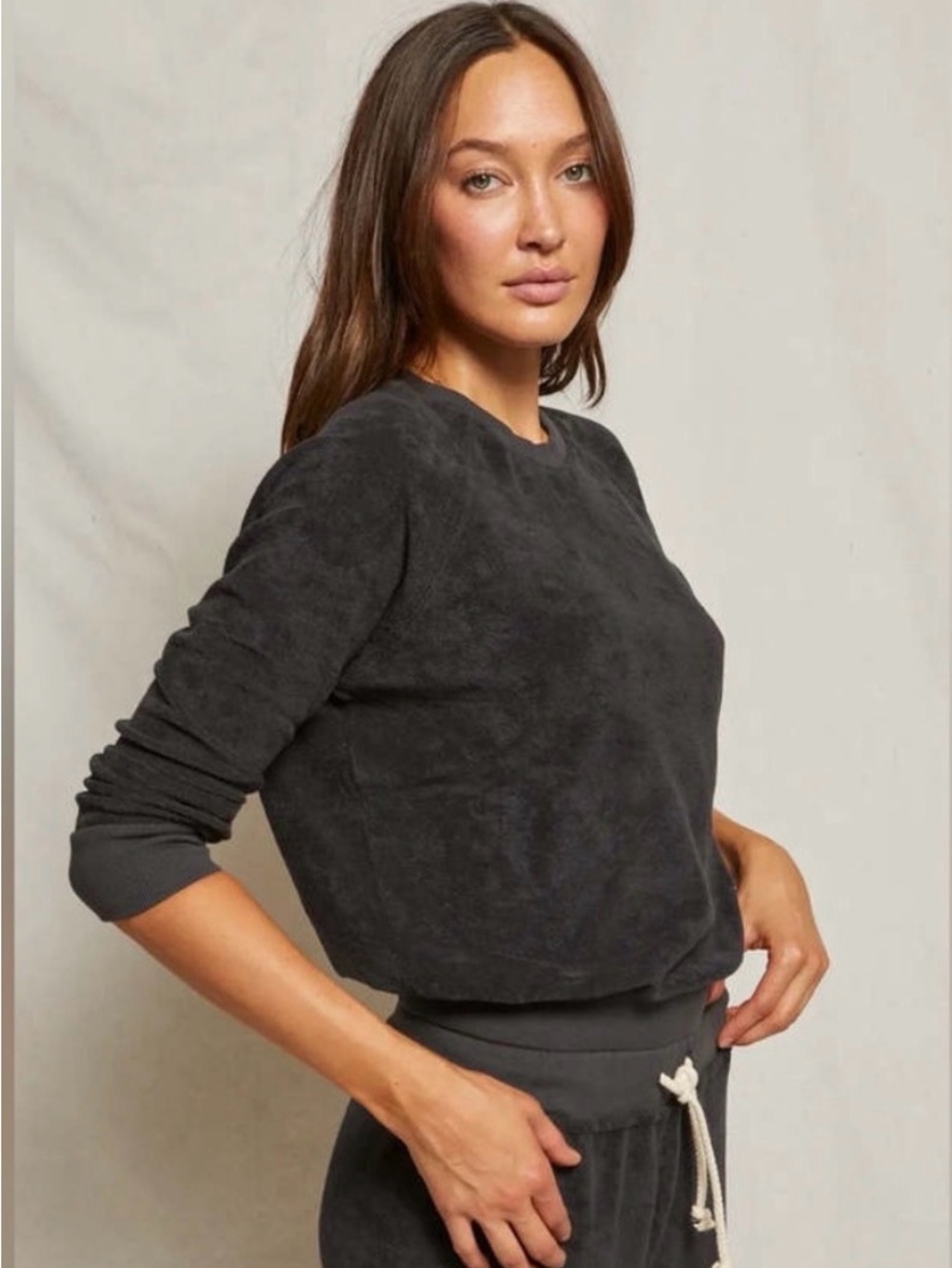 Perfectwhitetee Saylor Sweatshirt in Black